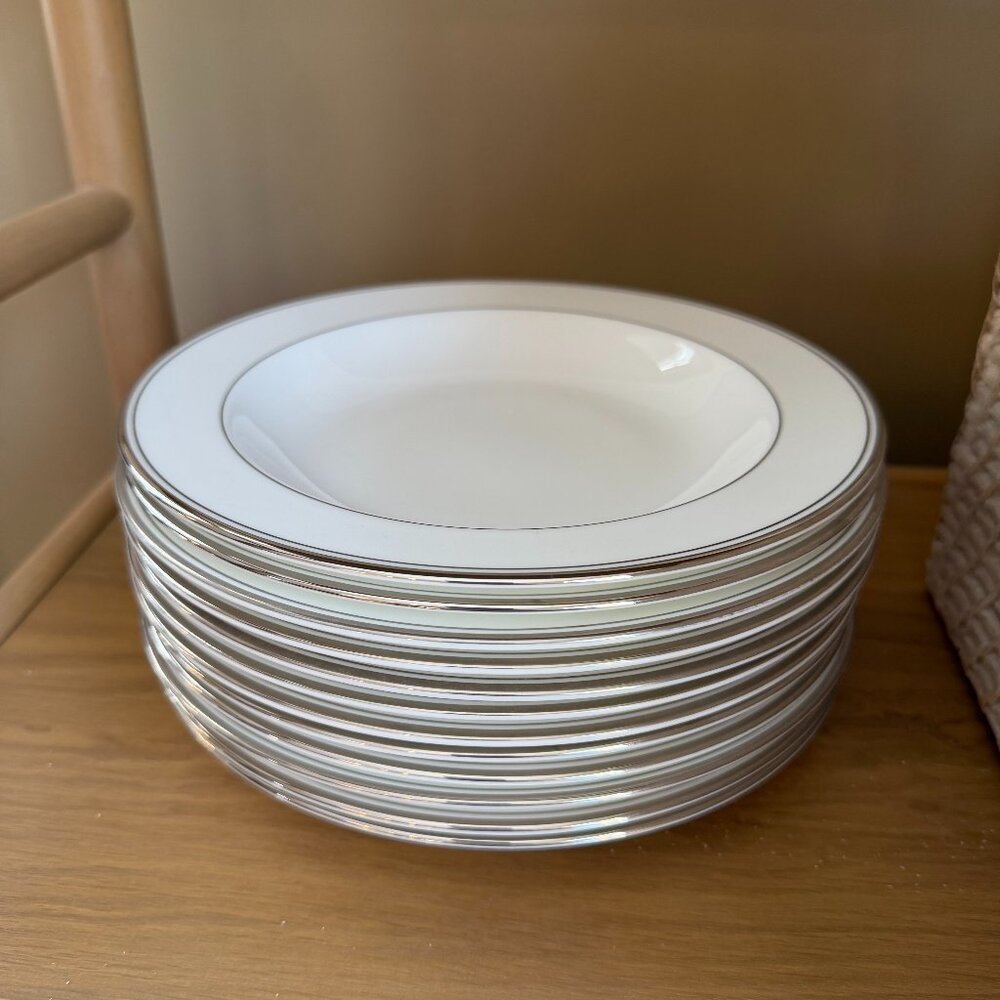 Waterford Kilbarry Platinum Collection Soup/Pasta Bowls Set of 12